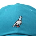 thumbnail image 2 of Dalix Pigeon Embroidered Cap Cotton Baseball Dad Hat for Men & Women Casual Cool in Teal, 2 of 5