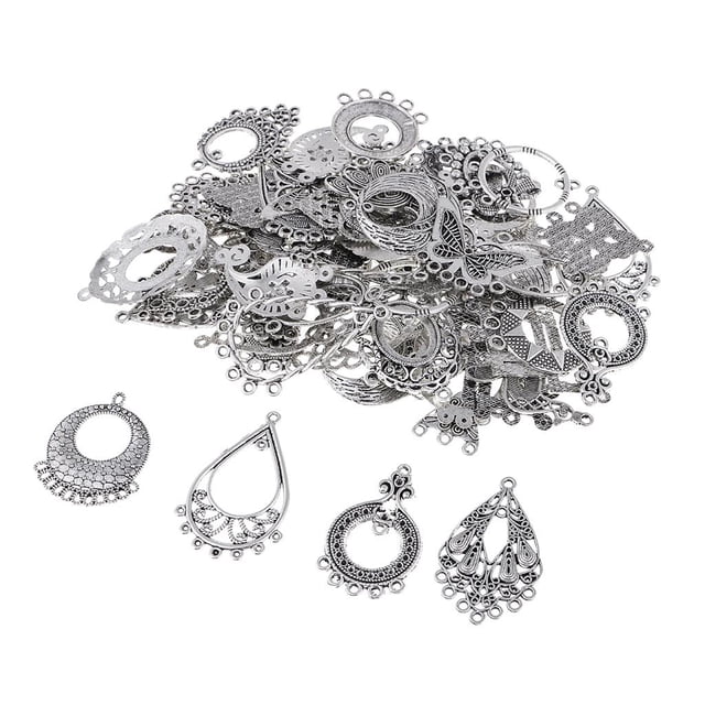 60 Piezas de Joyería de Aleación Antigua Sunnimix Joyería que Hace Pendientes Artesanales