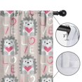 thumbnail image 4 of Blackout Kids Curtains,Hedgehog Love Pattern Childrens Insulated Curtains Set Of 2,Bedroom Essentials,Toddler Room Decor 42"x84"(106x213cm), 4 of 4