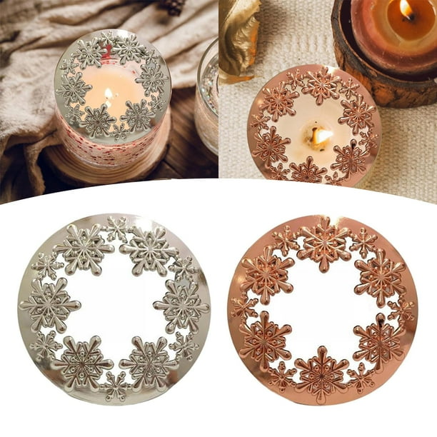 Velas de Metal Fernando Adorno para Tapa de Vela Oro Argenta
