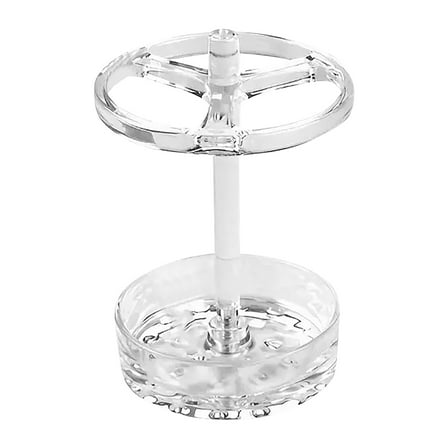 Mozhitti Plastic Toothbrush Holder Stand For Bathroom Vanity Countertops Clear