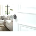 thumbnail image 7 of Passage Octagon Crystal Door Knobs Dark Grey Round Rosette, 7 of 7