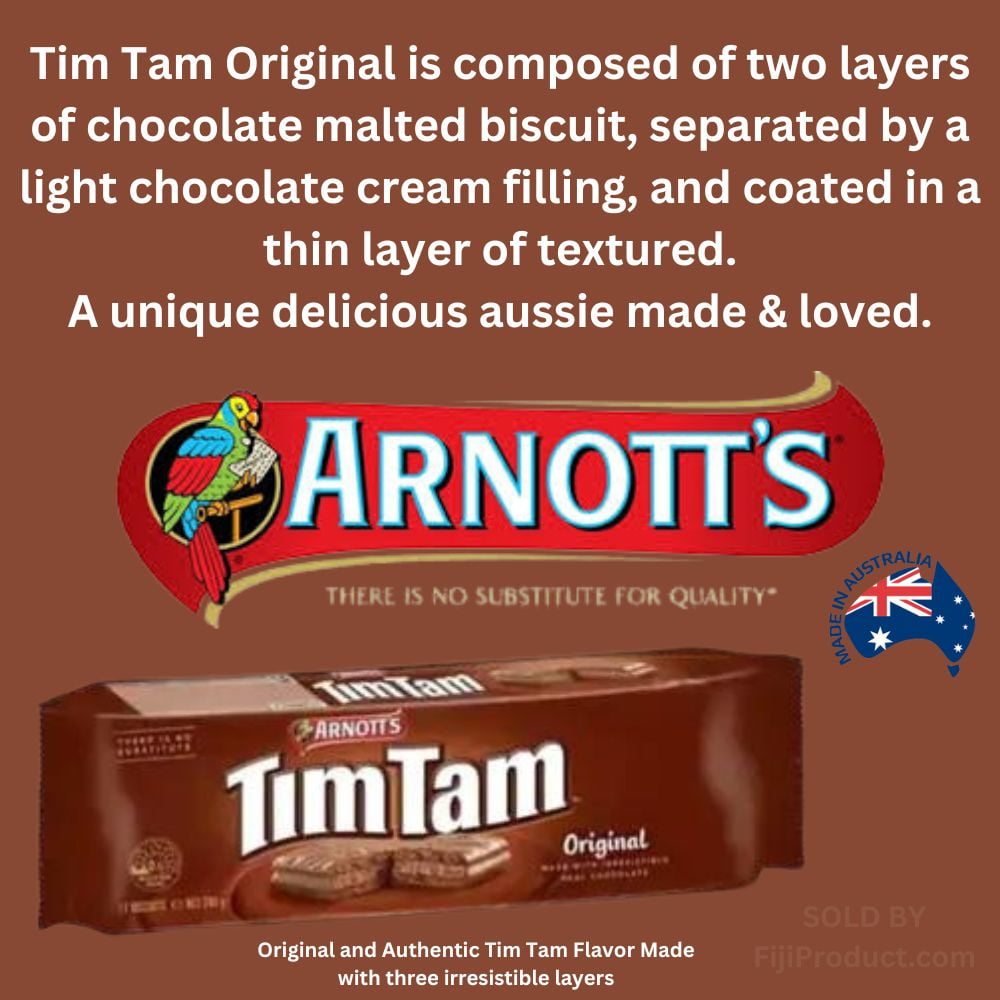 Arnott's - Tim Tam SAMPLER 4 Pack (Original, Double Coat, Chewy Caramel, White) Chocolate Cookie Biscuits, Aussie Made & Loved ...