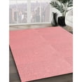 thumbnail image 3 of Ahgly Company Machine Washable Indoor Square Transitional Flamingo Pink Area Rugs, 5' Square, 3 of 7