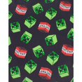 thumbnail image 2 of Minecraft - Pantalones de pijama modelo Creeper TNT para hombre caballero (Negro), 2 of 3