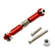 thumbnail image 3 of Barra de dirección de tracción de aleación de aluminio para 12 coches RC WPL rojo, 3 of 6