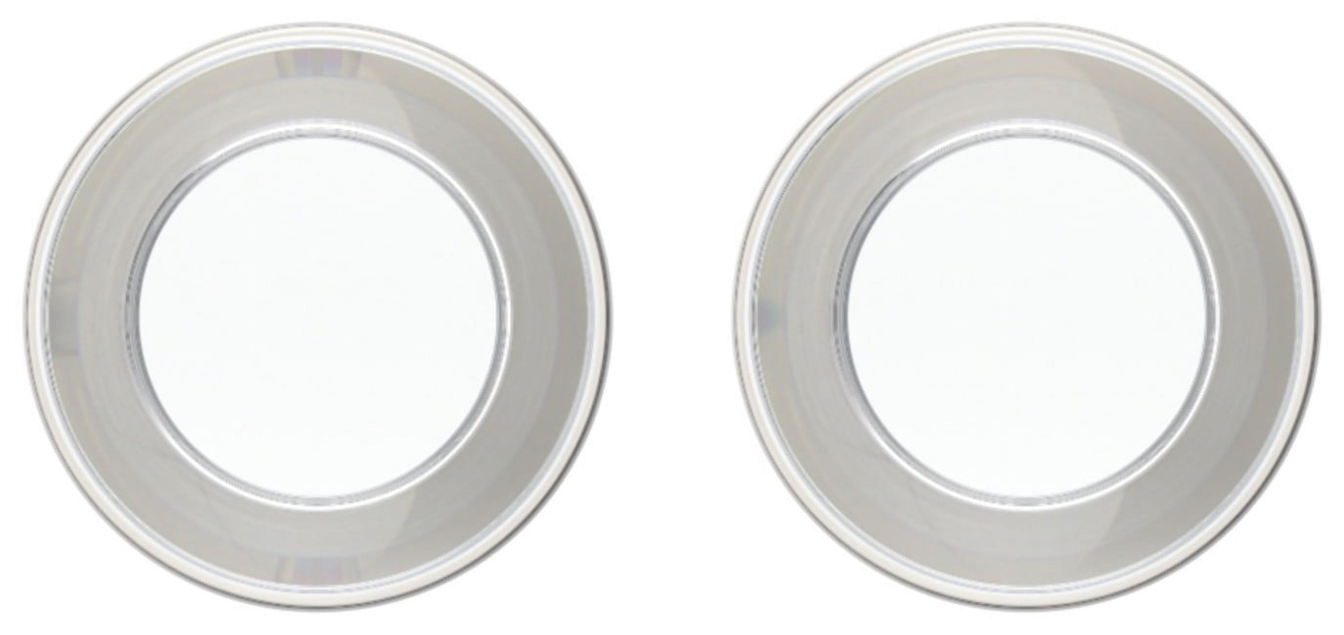 Baldwin PVCCYCRR260 Contemporary Crystal Privacy Door Knob Set - Chrome