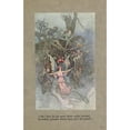 thumbnail image 2 of Warwick Goble 13x18 Gold Ornate Wood Frame and Double Matted Museum Art Print Titled - ‘Oh! They Do Get Away Down Under Ground, in Hollow Pleazen Where They Can't Be Vound.’ (1920), 2 of 4