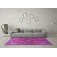 thumbnail image 3 of Ahgly Company Indoor Round Medallion Purple Traditional Area Rugs, 8' Round, 3 of 4