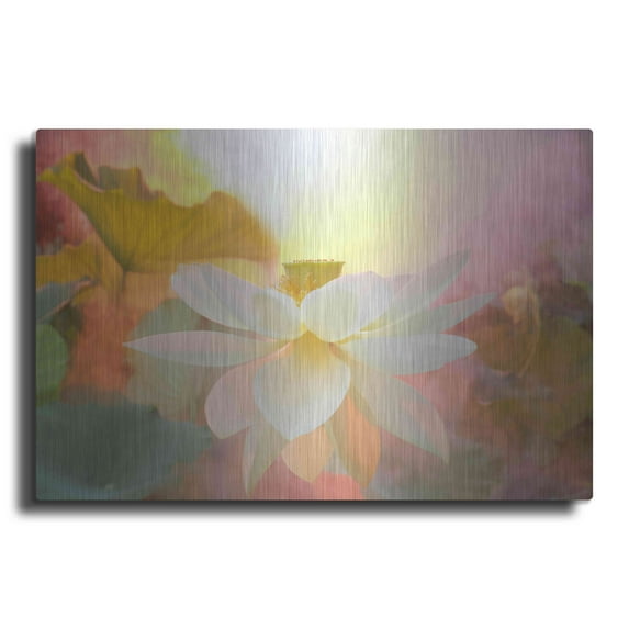 Luxe Metal Art 'Arise' by Bahman Farzad, Metal Wall Art, 36"x24"