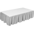thumbnail image 1 of Small Crib Bed Skirt, Compact Crib Dust Ruffle, Miniature Crib Skirt, Portable Crib Bed Skirt, Tiny Crib Dust Ruffle, Space-Saving Crib Skirt, Petite Crib Bed Skirt Crib Bedding Accessory, Gray, 1 of 1
