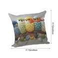 thumbnail image 3 of Orangide Digital Print Pillow Cover - 18x18 Inch Home Decorative Throw Pillow Case with Animal-Theme Throw Pillow Covers for Sofa Bed Living Room Valentine decor, 3 of 7