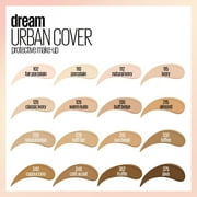 Maybelline Dream Urban Cover Full Coverage Foundation, SPF 50, Porcelain, 1 fl. oz.