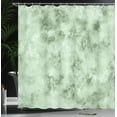 thumbnail image 3 of Ambesonne Marble Print Shower Curtain, Stormy Details Pattern, 69"Wx84"L, Pale Green, 3 of 4