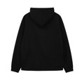 thumbnail image 5 of Womens Sports Fleece Hooded Cropped Top, Half Zip Long Sleeve Pullover Sweatshirt with Kangaroo Pocket Hoodie Black M, 5 of 5