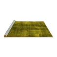thumbnail image 2 of Ahgly Company Machine Washable Indoor Rectangle Oriental Yellow Industrial Area Rugs, 2' x 5', 2 of 4