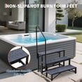 thumbnail image 4 of EDTara Aluminum 3-Step Rv Stairs With Handrail, Portable Non-Slip Steps for Pet Access, Campers, and Travel Trailers, 4 of 6