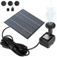 thumbnail image 1 of Bomba de fuente solar con 8 boquillas, kit de panel de bomba de agua solar portátil, 1 of 5