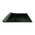 thumbnail image 2 of Ahgly Company Indoor Square Abstract Emerald Green Modern Area Rugs, 3' Square, 2 of 4