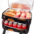 thumbnail image 5 of Cat Double-Layered Insulated and Refrigerated Large Capacity Lunch Bag with Two Compartments for Hand Carry - 7.1x11.4x16.1 Inches, 5 of 6