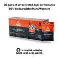 thumbnail image 2 of Ignik Resealable Multiple-Use Hand Warmers for 10 Hours of Heat Across 72 Hours, 30 Pairs, 2 of 2