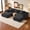 Gray, variant on Liaroo 108" Sectional Couch, Boneless Couch Cloud Sofa, No Assembly Required Modular Couch U-shaped Couch for Living Room