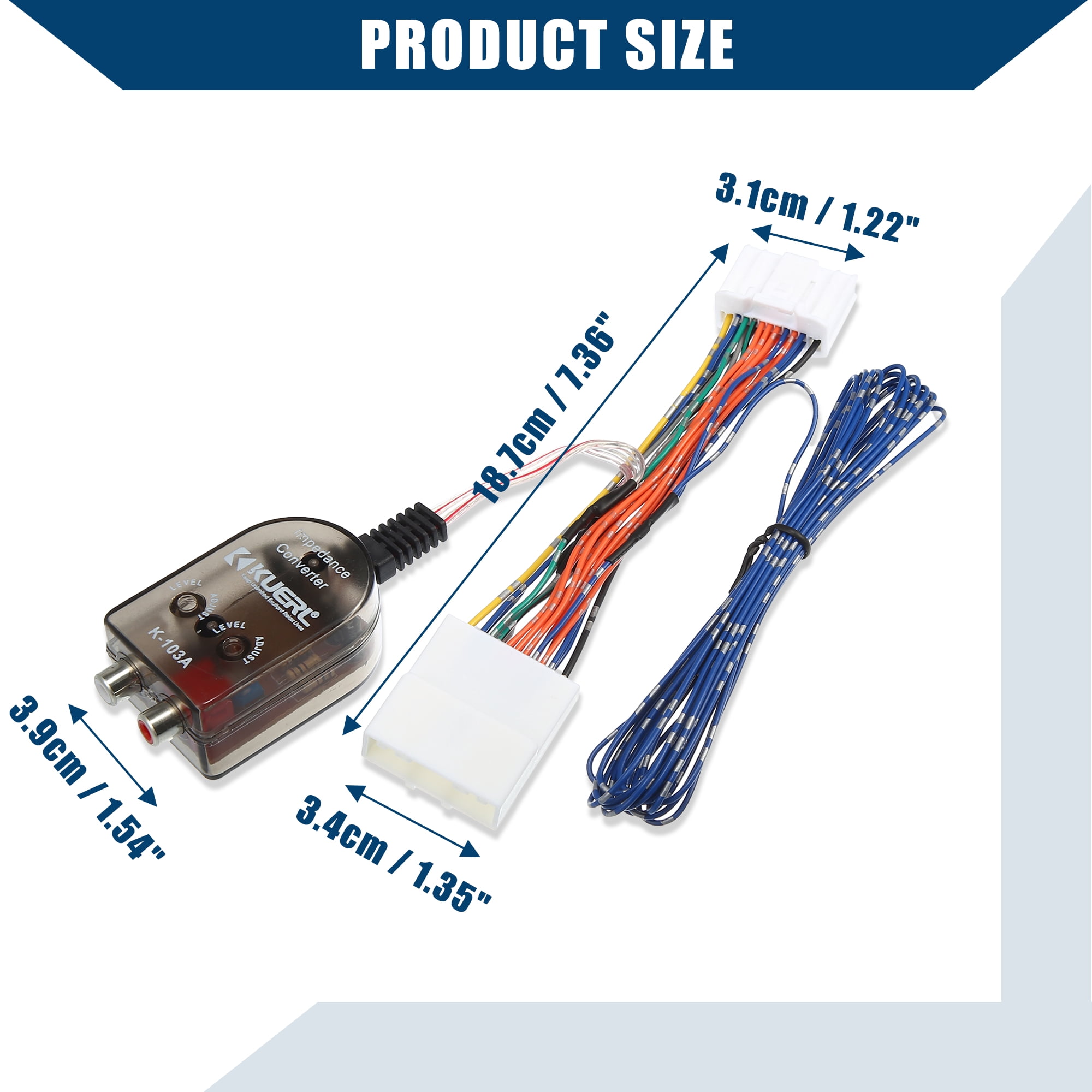 Unique Bargains Radio Add a Subwoofer Amplifier Harness for Nissan and for Subaru Models