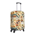 thumbnail image 3 of Daiia 70s Hippie Style Luggage Cover, Thickened Washable Travel Luggage Covers, Elastic Unique Baggage Covers for 18-20 inch Luggage-Large, 3 of 9