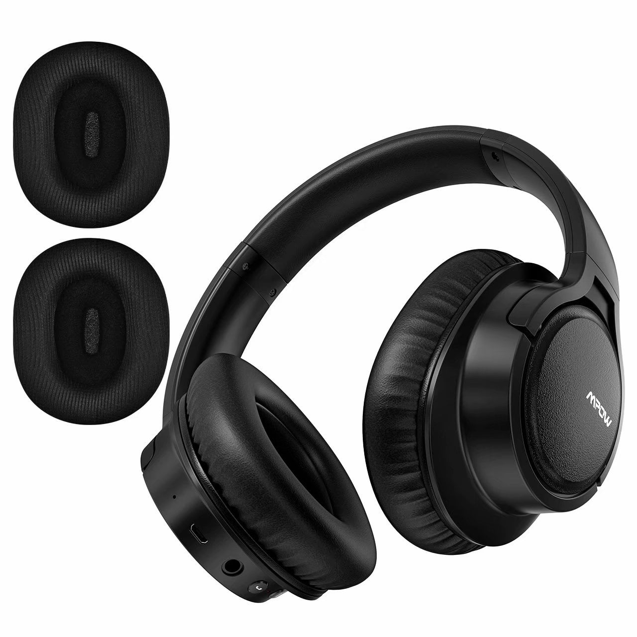 Mpow H7 Plus Bluetooth Headphone Powerful Bass And Aptx Cd Like Audio Stereo Wireless Over Ear Headphone With Cvc6 0 Micphone Replaceable Passive Radiators Earmuffs For Cellphone Tablet Pc Walmart Com Walmart Com