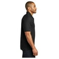 thumbnail image 3 of Port Authority Men's Silk Touch Polo Shirt With Pocket Black X-Small, 3 of 3