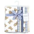 thumbnail image 2 of Hudson Baby Infant Boy Flannel Burp Cloth 7pk, Gentleman Bear, One Size, 2 of 3