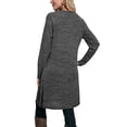 thumbnail image 2 of Cuteduck Women's Winter Dresses Long Sleeve Dress with Pockets Buttons Side S-XXL, 2 of 4