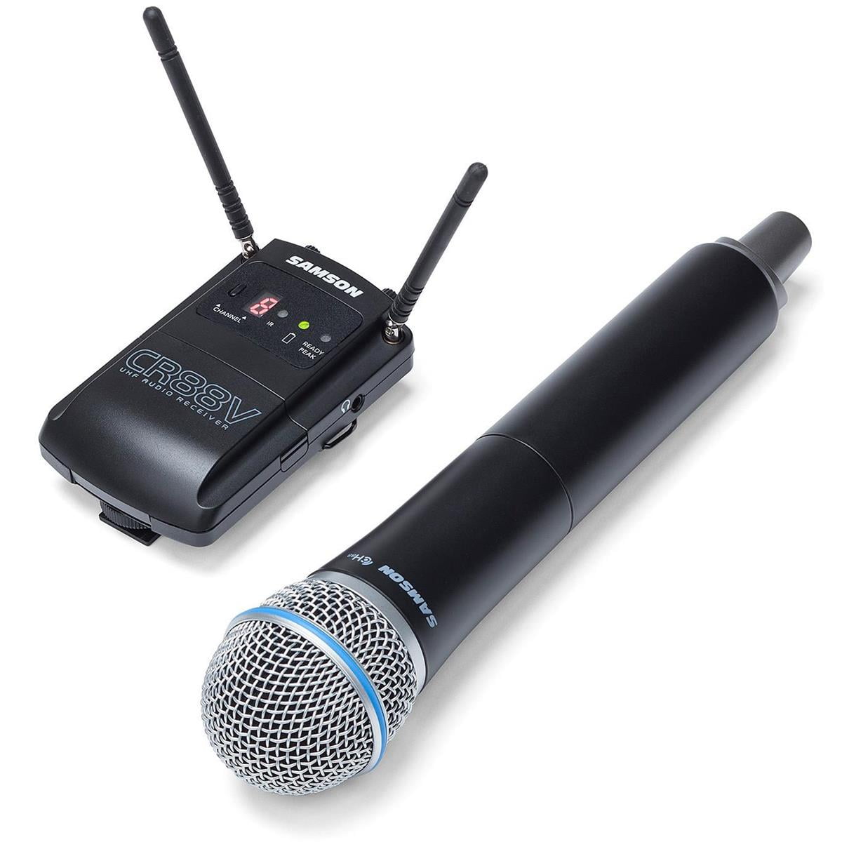 samson concert 88 camera handheld uhf wireless microphone system