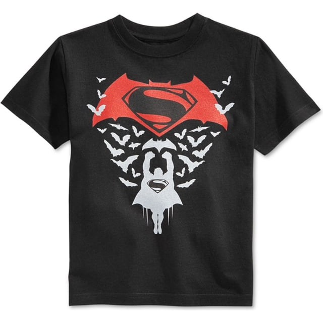 Warner Brothers Boys Batman VS Superman Camiseta gráfica, Negro, 2T Warner Brothers Camiseta gráfica