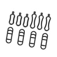 thumbnail image 4 of 5/10 piezas de correas de goma universales y estables para bicicleta, correas de silicona para luz de bicicleta, linternas y teléfonos., 4 of 8