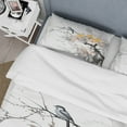 thumbnail image 4 of Designart "Bat Sum Asian beauty I" Asian Bedding Covert Set - Asian Art Yellow People Bed Set With 1 Sham, 4 of 6