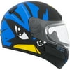 Snowmobile Helmet Full Face Youth Kids CKX VGK1 Raven Small Black Blue Mat Matte Blue S #503532
