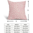 thumbnail image 3 of Pink Cheetah Throw Pillow Covers 20X20 Inches Set of 2 Leopard Decorative Pillow Cases Animal Preppy Pillow Cover with Zipper Home Decor for Sofa Couch Housewarming Gift Bed Porch Outdoor, 3 of 6