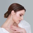 thumbnail image 2 of Unique Bargains Rhinestone Headband Faux Crystal Hair Hoop Hairband for Women Black, 2 of 7