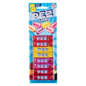PEZ Candy 8-Pack Assorted Fruit Candy Refills, 1 Count, 2.32 oz