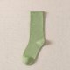 thumbnail image 1 of Granjero Gordo 3 pares de calcetines de crepé de algodón, calcetines finos y suaves, cómodos y transpirables, calcetines de longitud media, verde, 1 of 4
