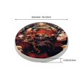 thumbnail image 3 of Posavasos de tierra de diatomeas absorbente Overlord, aislamiento antideslizante de tierra de diatomeas inodoro que protege la superficie de la mesa contra daños Talla única, 3 of 7