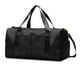 thumbnail image 1 of Qarigey Bolsa de gimnasio de gran capacidad, bolsa de almacenamiento de Fitness, bolsa de equipaje de viaje impermeable portátil, accesorios de soporte Envolturas para manijas de equipaje Negro, 1 of 6