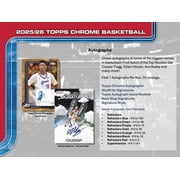 2025-26 Topps Chrome Basketball Hobby Box