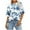 Blue, variant on Button Down Shirts for Women Work Evening Party Shirts White Women Fashion Tops Trendy Short Sleeve Tunic Tops for Women 2026