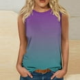 thumbnail image 2 of Erwazi Womens Summer Tank Tops Plus Size Round Neck Sleeveless Shirts Basic Tops for Women Casual Loose Tees, 2 of 4