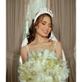 thumbnail image 6 of Pearl Bride Headband with Veil - Bridal Shower and Bachelorette Party Decoration Gift, 6 of 8
