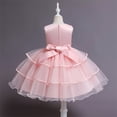 thumbnail image 6 of WPPGONE Girls Tiered Tulle Flower Girl Dress Sleeveless Floral Embroidery Ball Gown Elegant Princess Wedding Party Gown Luxury Pageant Dress Toddler Birthday Photoshoot Party Dresses, 6 of 6