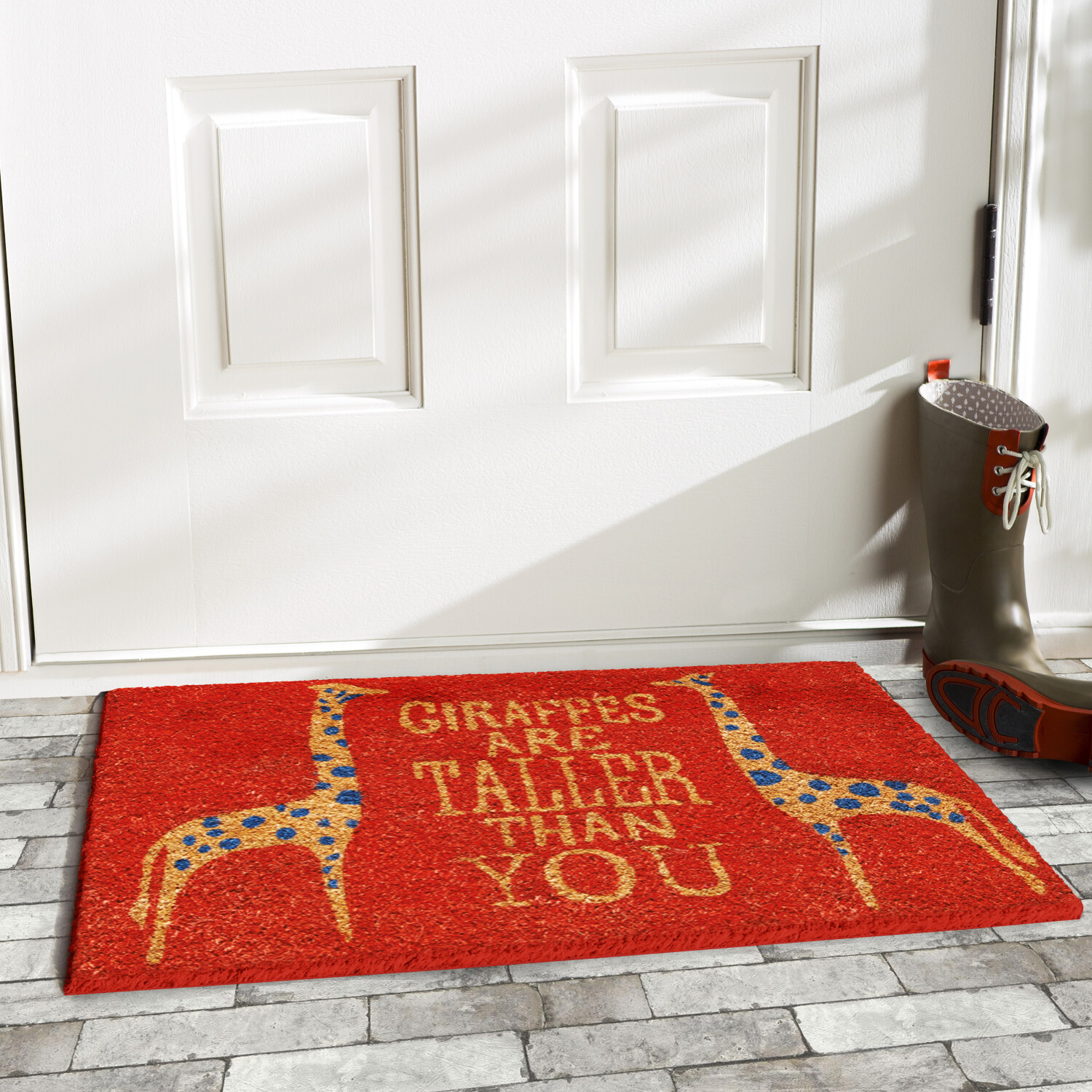 Calloway Mills Giraffes Outdoor Doormat
