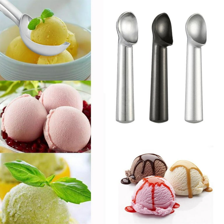 1pc Ice Cream Scoop, Aluminum Alloy & Non-stick Design, Heavy Duty Spoon  For Scooping Ice Cream Or Frozen Yogurt
